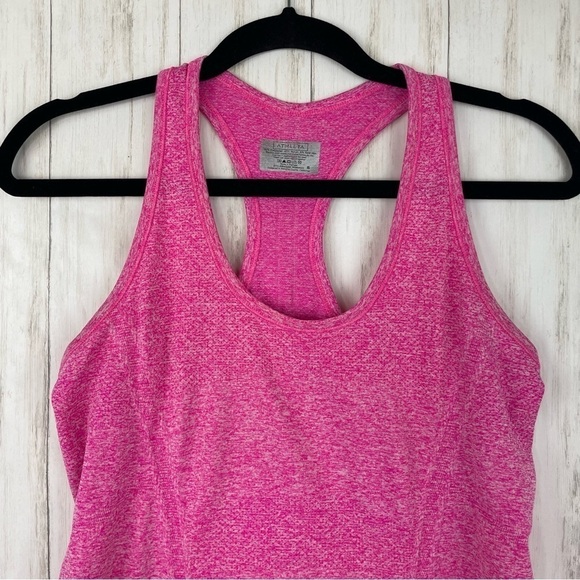 Athleta pink ruched tank Small - Picture 3 of 4